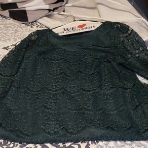 Dark green lace midlenght dress bought from Dillar